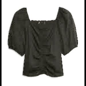 GAP 100% Organic Cotton Vintage Ruched Top